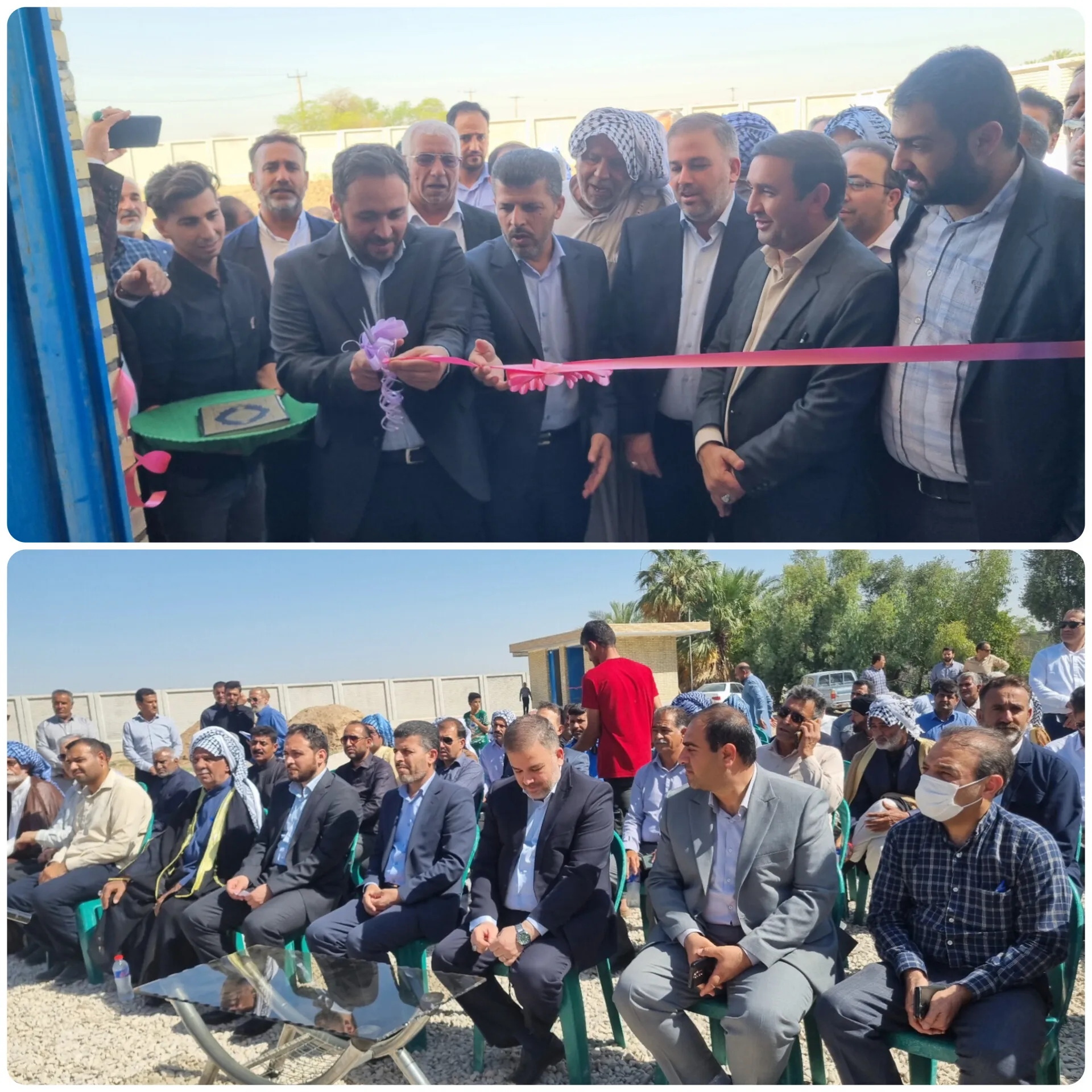 پروژه تکمیل آبرسانی به روستاهای جنوبی بخش چغامیش دزفول بهره برداری شد