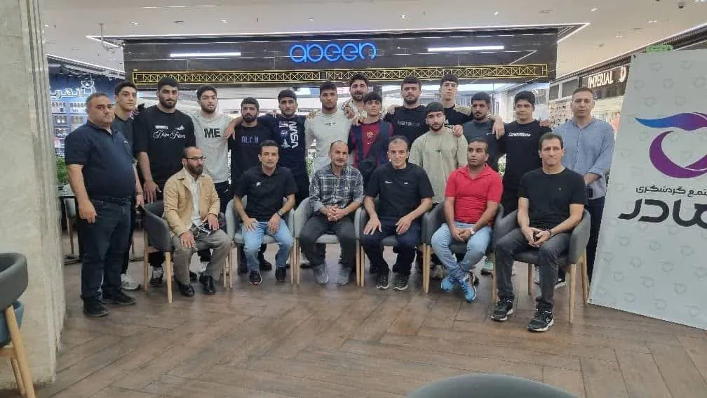 حضورملی پوشان کشتی فرنگی جوانان در مجموعه گردشگری مادر